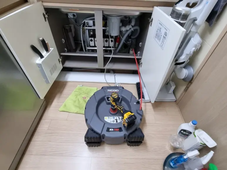 수원 고색동 싱크대 막힘 해결